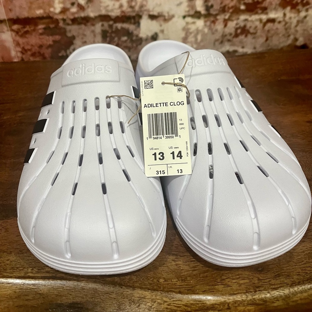 BRAND NEW ADIDAS ADILETTE CLOGS - Picture 4 of 5